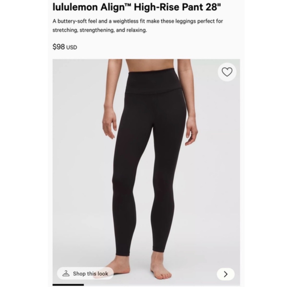 lululemon Align Leggings - Black